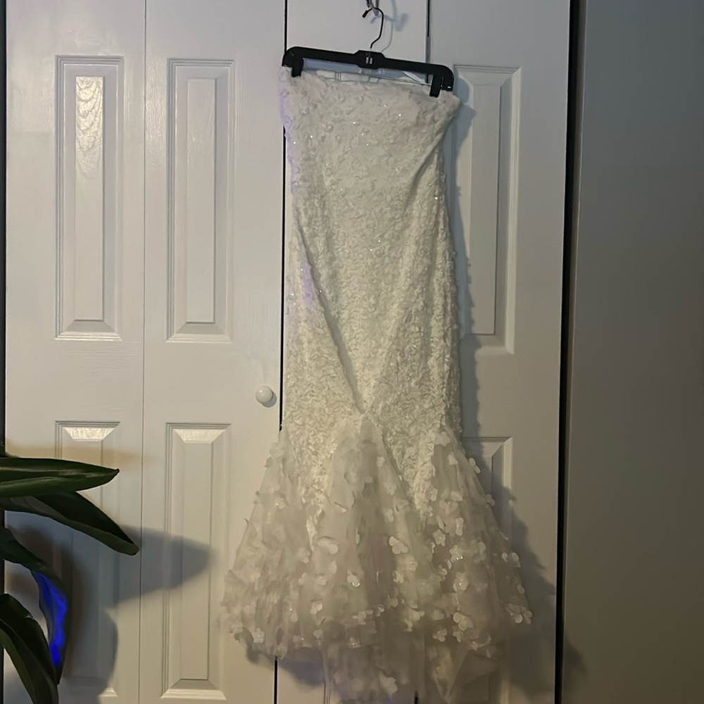 White Party Maxi Dress-WHITE Fashion Nova LUXE, (form-fitting) - Picture 9 of 13